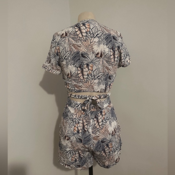 Floral print 2 piece set - Picture 3 of 4